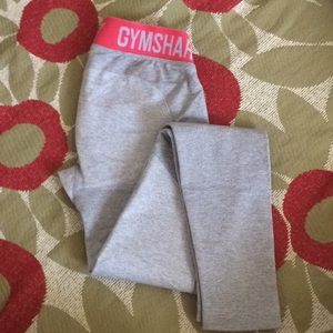 Gymshark Flex - Light Grey Marl/Sherbert Pink